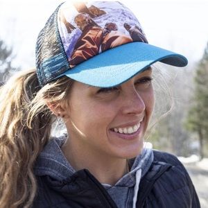 NWT Turtle Fur Trucker Hat